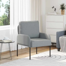 vidaXL Kanapék párnával 55cm Világosszürke Furnér bútor