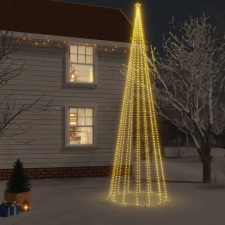 vidaXL karácsonyfa cövekkel 1134 meleg fehér LED-del 800 cm műfenyő