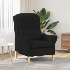 vidaXL karosszék Fekete 76 x 94 x 102 cm Mikroszálas bútor