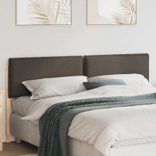 vidaXL Kárpitozott fejtámla Természetes és Világosszürke 180 cm ágy és ágykellék