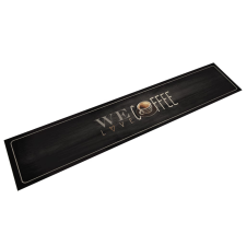 vidaXL kávé feliratos mosható bársony konyhaszőnyeg 60 x 300 cm lakástextília