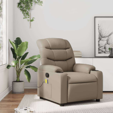 vidaXL kávészínű műbőr dönthető masszázsfotel masszázsfotel