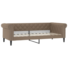 vidaXL kávészínű műbőr kanapéágy 100 x 200 cm (354233) ágy és ágykellék