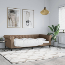 vidaXL kávészínű műbőr kanapéágy 80 x 200 cm ágy és ágykellék
