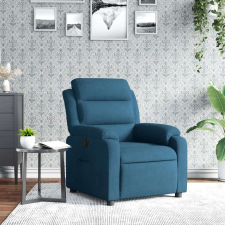 vidaXL kék bársony dönthető fotel bútor