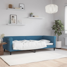 vidaXL kék bársony kanapéágy 90 x 200 cm bútor