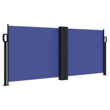 vidaXL kék behúzható oldalsó napellenző 100 x 600 cm (4004581) kerti bútor