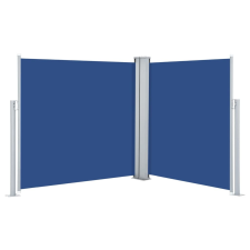 vidaXL kék behúzható oldalsó napellenző 100 x 600 cm (48446) kerti bútor