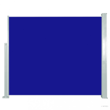 vidaXL Kék behúzható oldalsó napellenző 120 x 300 cm kerti bútor