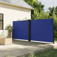 vidaXL kék behúzható oldalsó napellenző 180 x 600 cm kerti bútor