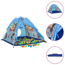vidaXL kék gyerekjátszósátor 250 labdával 120 x 120 x 90 cm játszósátor, alagút