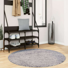vidaXL kék hosszú szálú bozontos modern szőnyeg Ø 120 cm lakástextília