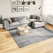 vidaXL kék hosszú szálú bozontos modern szőnyeg 240 x 240 cm lakástextília
