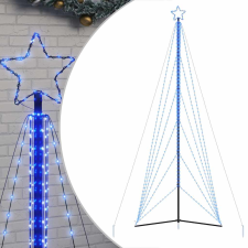 vidaXL kék karácsonyfa fénykúp 861 LED-del 478 cm (4016426) műfenyő