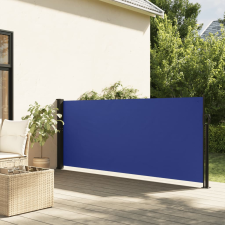 vidaXL kék kihúzható oldalsó napellenző 140 x 300 cm kerti bútor