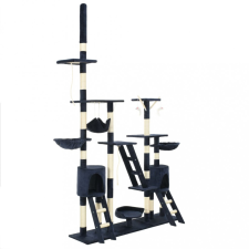 vidaXL Kék macskabútor szizál kaparófákkal 230-250 cm macskafelszerelés