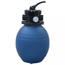 vidaXL kék medence-homokszűrő 4-állású szeleppel 300 mm medence kiegészítő