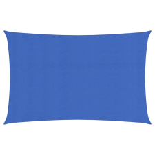 vidaXL kék négyszögletű HDPE napvitorla 160 g/m² 4x7 m kerti bútor
