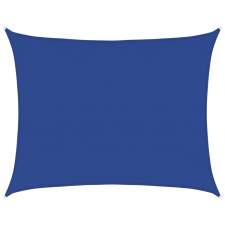 vidaXL kék négyszögletű HDPE napvitorla 160 g/m² 6x7 m (311524) kerti bútor