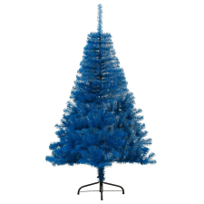vidaXL kék PVC fél műkarácsonyfa állvánnyal 120 cm (344680) műfenyő