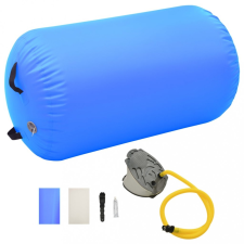 vidaXL Kék PVC felfújható tornahenger pumpával 100 x 60 cm jóga felszerelés