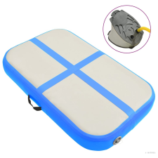 vidaXL Kék PVC felfújható tornamatrac pumpával 60 x 100 x 10 cm tornaszőnyeg