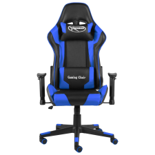 vidaXL kék PVC forgó gamer szék (20490) forgószék