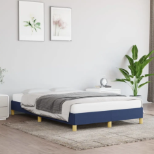 vidaXL Kék szövet ágykeret 120x200 cm ágy és ágykellék