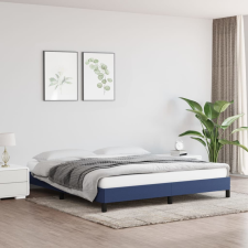 vidaXL kék szövet ágykeret 180x200 cm ágy és ágykellék