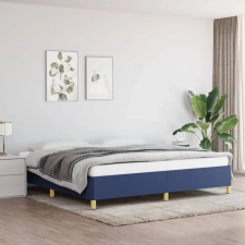 vidaXL Kék szövet ágykeret 200x200 cm ágy és ágykellék