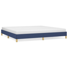 vidaXL kék szövet ágykeret 200x200 cm (346848) ágy és ágykellék