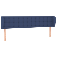 vidaXL kék szövet fejtámla 163x23x78/88 cm (3117590) ágy és ágykellék