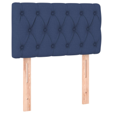 vidaXL kék szövet fejtámla 80x7x78/88 cm (346304) ágy és ágykellék