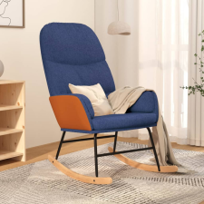 vidaXL kék szövet hintaszék bútor