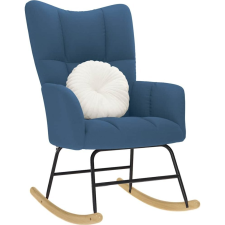 vidaXL kék szövet hintaszék (4016797) bútor