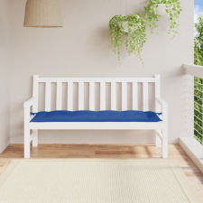 vidaXL Kék szövet kerti padpárna 150 x 50 x 7 cm lakástextília
