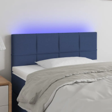 vidaXL kék szövet LED-es fejtámla 100x5x78/88 cm ágy és ágykellék