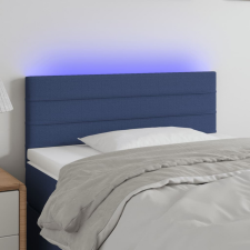 vidaXL kék szövet LED-es fejtámla 100x5x78/88 cm ágy és ágykellék