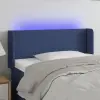 vidaXL kék szövet LED-es fejtámla 103 x 16 x 78/88 cm