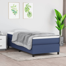 vidaXL kék szövet rugós ágy matraccal 80 x 200 cm ágy és ágykellék