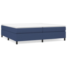 vidaXL kék szövet rugós ágykeret 200x200 cm (3120892) ágy és ágykellék