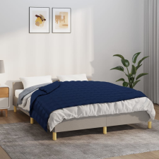 vidaXL kék szövet súlyozott takaró 135 x 200 cm 10 kg lakástextília