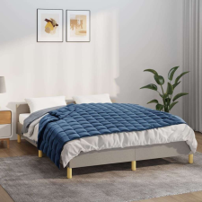 vidaXL kék szövet súlyozott takaró 152 x 203 cm 7 kg lakástextília