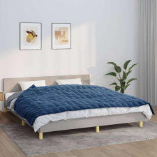 vidaXL kék szövet súlyozott takaró 155 x 220 cm 11 kg lakástextília
