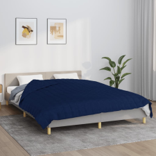 vidaXL kék szövet súlyozott takaró 200 x 220 cm 9 kg lakástextília