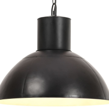 vidaXL kerek fekete függőlámpa 25 W 48 cm E27 világítás