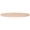vidaXL kerek kezeletlen tömör tölgyfa asztallap Ø90 x 4 cm