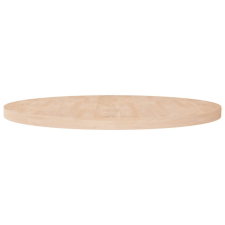 vidaXL kerek kezeletlen tömör tölgyfa asztallap Ø90 x 4 cm bútor