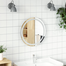 vidaXL kerek LED-es fürdőszobai tükör 50 cm bútor