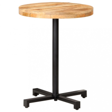 vidaXL Kerek nyers mangófa bisztróasztal Ø60 x 75 cm bútor